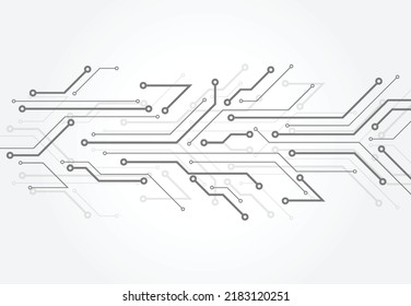 Abstract background with technology circuit board texture. Electronic motherboard illustration. Communication and engineering concept. Vector illustration