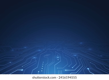 Resumen del fondo con la textura de la placa de circuito de la tecnología. Ilustración electrónica de la motherboard. Concepto de comunicación e ingeniería. Ilustración del vector