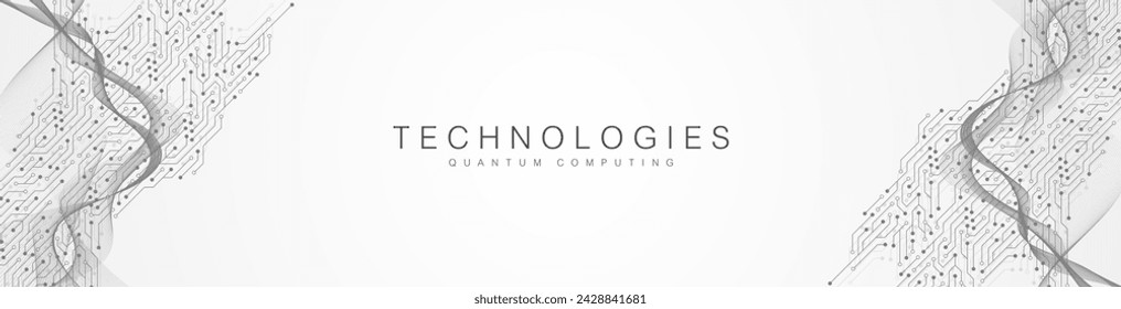 Fondo abstracto con textura de placa de circuito de tecnología. Moderna textura de placa base electrónica. Concepto de ingeniería y comunicación para encabezado, banner web, sitio web, presentación.