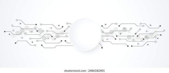 Fondo Abstractas con textura de placa de circuito de tecnología. Moderna textura de placa base electrónica. Concepto de ingeniería y comunicación para cabecera, Anuncio de Web, Sitio web, presentación