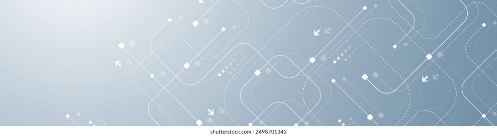 Abstract background with technology circuit board texture. Modern electronic motherboard texture. Engineering and communication concept for header, web banner, website, presentation