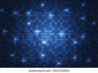 Abstract background with technology circuit board texture. Electronic motherboard illustration. Communication and engineering concept. Vector illustration