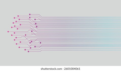 Abstract background with technology circuit board texture.  Vector illustration.