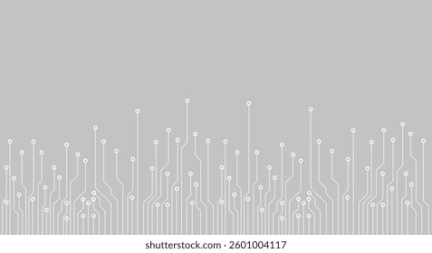 Abstract background with technology circuit board texture. Electronic motherboard illustration. Communication and engineering concept. Vector illustration