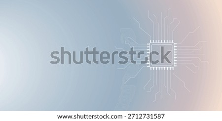 Abstract background with technology circuit board texture. Modern electronic motherboard texture. Engineering and communication concept for header, web banner, website, presentation