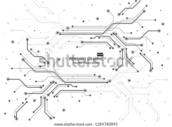 テクノロジー回路基板のテクスチャーを持つ抽象的な背景 マザーボードの電子図 コミュニケーションとエンジニアリングのコンセプト ベクターイラスト のベクター画像素材 ロイヤリティフリー