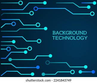 
concepto de circuito de tecnología de fondo abstracto de inteligencia artificial