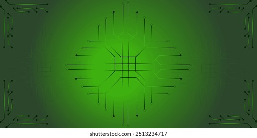 Abstract background with technology computer chips and motherboards electronic board