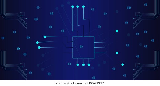 Abstract background with technology computer circuit motherboards electronic board