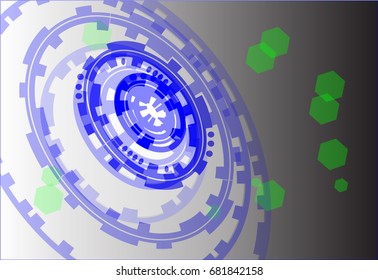 abstract background in technology concept
