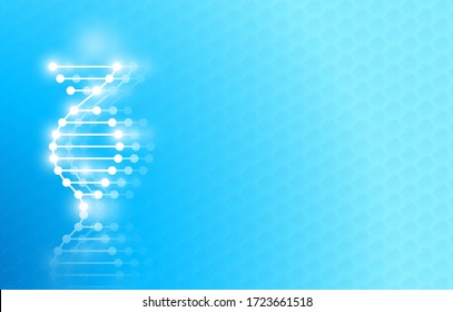 abstraktes Konzept der Hintergrundtechnologie in Blau-Licht, Gehirn-und menschlichen Körperheilung, Technologie moderne medizinische Wissenschaft in der Zukunft und globale internationale Medizin mit Tests Analyse Klon DNA menschlichen menschlichen menschlichen