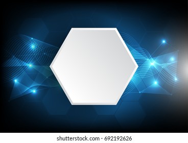 Abstract background, technology concept with copy space.