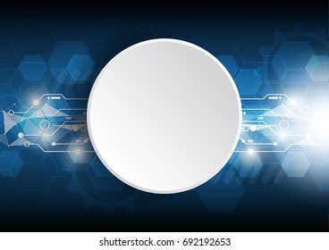 Abstract background, technology concept with copy space.