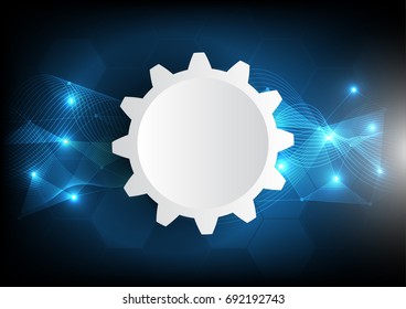 Abstract background, technology concept with copy space.