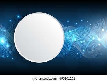 Abstract background, technology concept with copy space.