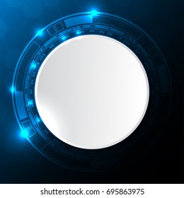Abstract background, technology concept with copy space.
