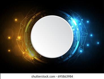 Abstract background, technology concept with copy space.
