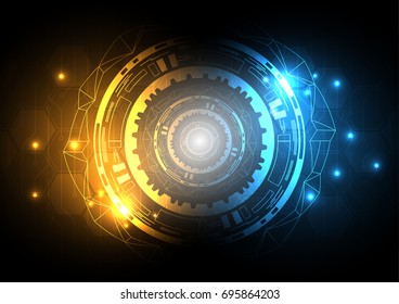 Abstract background, technology concept with copy space.