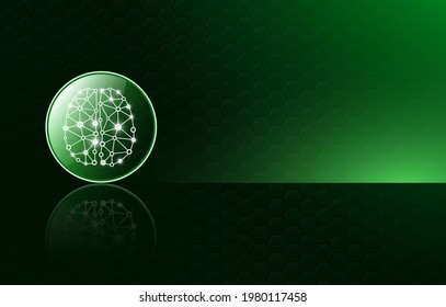 abstract background technology concept in green light,human body heal,technology modern medical science in future and global international medical with tests analysis clone DNA human