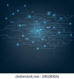 Abstract background technology concept , vector illustrator