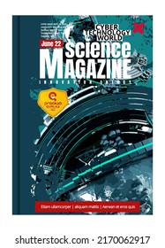 Abstract background technology. Design for brochure, banner idea, book, booklet print or e-book. Layout ready for use, vector.