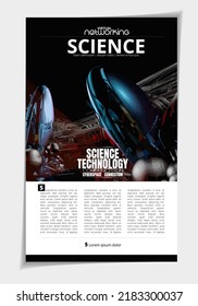 Abstract background technology. Design for brochure, banner idea, book, booklet print or e-book. Layout ready for use, vector