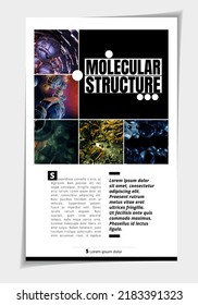 Abstract background technology. Design for brochure, banner idea, book, booklet print or e-book. Layout ready for use, vector. 