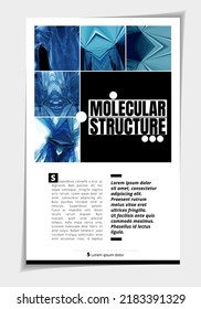 Resumen de la tecnología de fondo. Diseño de folletos, banners, libros, folletos impresos o libros electrónicos. Diseño listo para su uso, vector. 