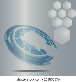 Abstract Background technology design vector Illustration