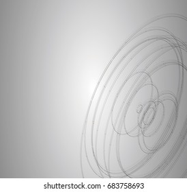 Abstract background of technology. 
Digital futuristic minimalism.