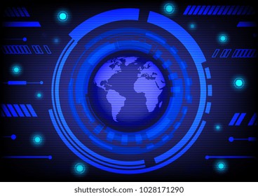 Abstract background technology. EPS10 Vector. Use for banner, leaflet, wallpaper, website, template, brochure, poster and other design.
