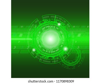 abstract background, technology, green