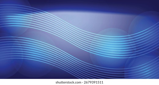 Abstrakter Hintergrund, Technologie-Hightech-futuristische Vorlage.Blaue Fantasie-Komposition 	
