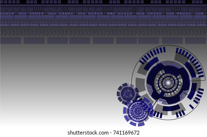 Abstract background with technology ideas