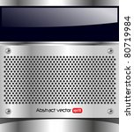 Abstract background technology metallic, vector.