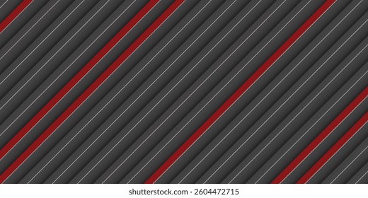 Abstract background technology minimal black and red paper lines. Geometric vector design concept. eps10.