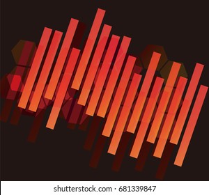 Abstract background. Technology polygonal design. Digital futuristic minimalism. Vector