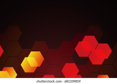 Abstract background. Technology polygonal design. Digital futuristic minimalism. Vector