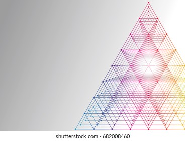 Abstract background. Technology polygonal design. Digital futuristic minimalism. 