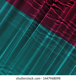 Abstract background. Technology style. 3d network design with particles. Vector illustration. Cover design template. Can be used for advertising, marketing, presentation.