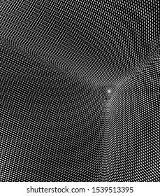 Abstrakter Hintergrund im Technologiestil. 3D-Rasteroberfläche. Vektorgrafik für Werbung, Marketing, Präsentation.
