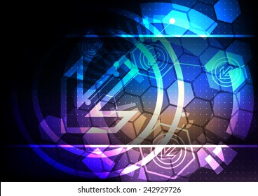 Abstract background, technology theme illustration