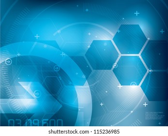 abstract background technology in vector illustration created