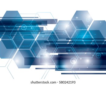 Abstract background technology in vector illustration for futuristic corporate business