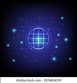 Abstract  background technology, vector illustrator