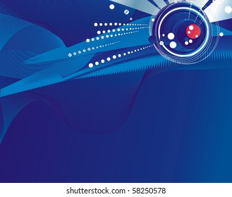 Abstract background in a techno-style