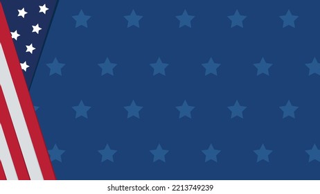 Plantilla de fondo abstracta, con símbolo de la bandera estadounidense.