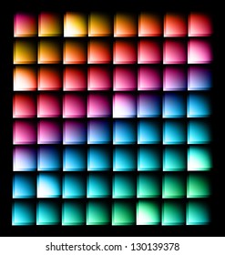 Abstract background template art vector illustration with various creative elements