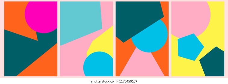 Abstract background, template, artistic covers design, colorful texture. Trendy pattern, graphic poster, geometric brochure, card. Vector illustration.