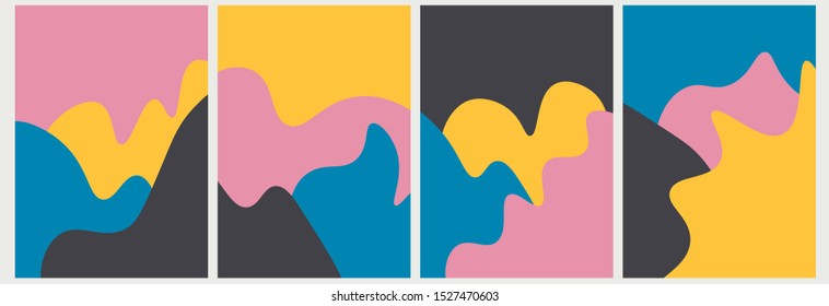 Abstract background, template, artistic covers design, colorful texture. Trendy pattern, graphic poster, geometric brochure, card. Vector illustration. 